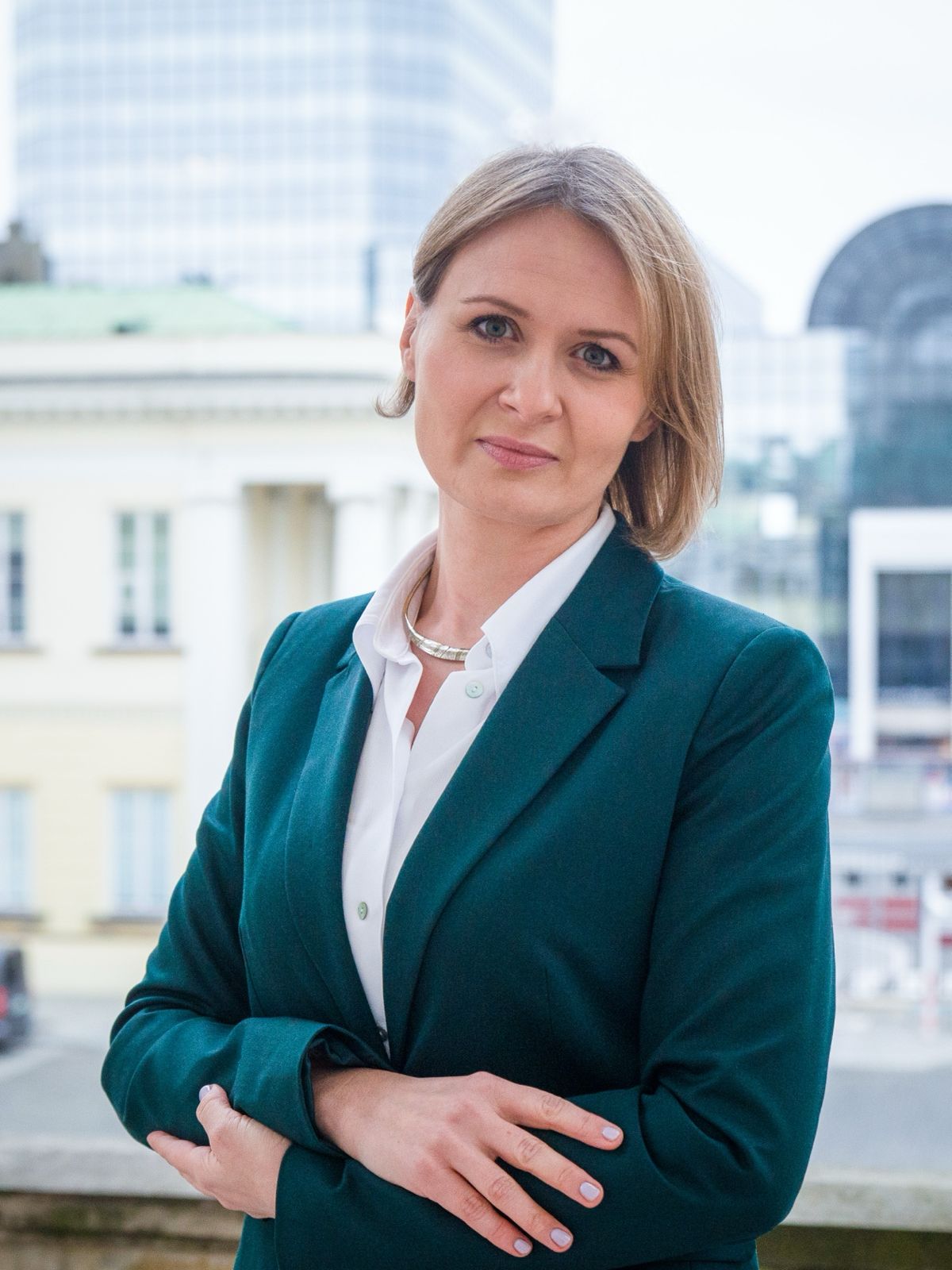 Karolina Zdrodowska, the Director Coordinator for Business and Social Dialogue at the City of Warsaw